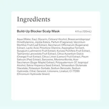 Nutrafol Exfoliating Scalp Mask, Eliminates Product Build-up and Oil for Healthier Hair and Scalp, Physician-formulated for Thinning Hair, Color and Extension Safe - 4 Fl Oz Bottle