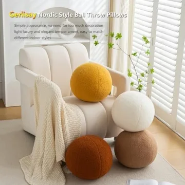 Gerlisay Sphere Shaped Decorative Pillow for All Occasions