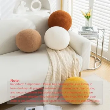 Gerlisay Sphere Shaped Decorative Pillow for All Occasions