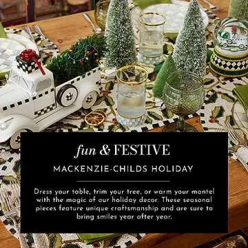 MACKENZIE-CHILDS Snow Globe, Christmas Decoration for Living Room, Holiday Decor, Penguin