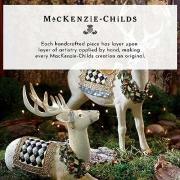 MACKENZIE-CHILDS Snow Globe, Christmas Decoration for Living Room, Holiday Decor, Penguin