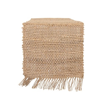 Handwoven Jute Table Runner - Eco-Friendly Boho Accent