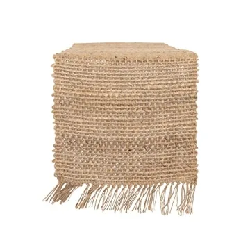 Handwoven Jute Table Runner - Eco-Friendly Boho Accent