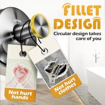 YOHOM Suction Cup Hooks for Easy Bathroom Hanging