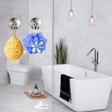 YOHOM Suction Cup Hooks for Easy Bathroom Hanging