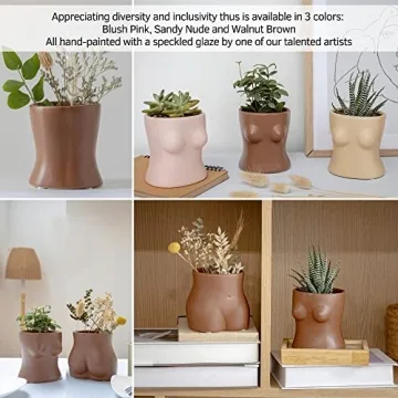 BASE ROOTS Home Decor Boho Planter for Indoor Plants