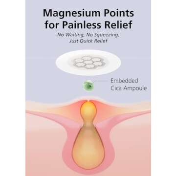 DWEasyDerm Quick Calming Magnesium Patches for Clear Skin