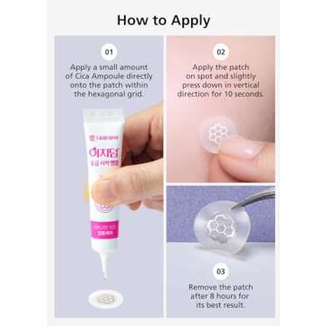 DWEasyDerm Quick Calming Magnesium Patches for Clear Skin