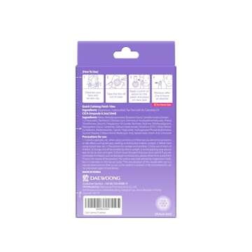 DWEasyDerm Quick Calming Magnesium Patches for Clear Skin