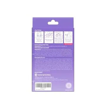 DWEasyDerm Quick Calming Magnesium Patches for Clear Skin