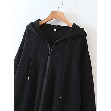 MISSACTIVER Women’s Oversized Vintage Zip-Up Hoodie