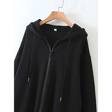 MISSACTIVER Women’s Oversized Vintage Zip-Up Hoodie