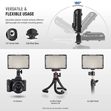 Neewer Dimmable 176 LED Video Light for SLR Cameras
