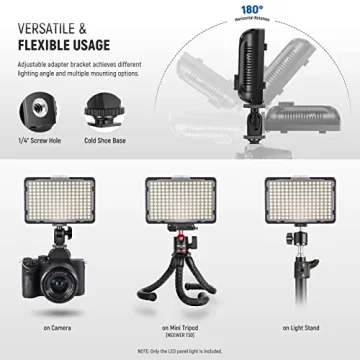 Neewer Dimmable 176 LED Video Light for SLR Cameras