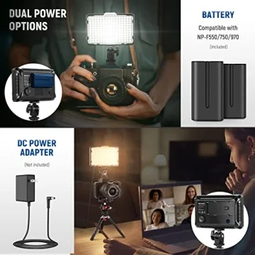 Neewer Dimmable 176 LED Video Light for SLR Cameras