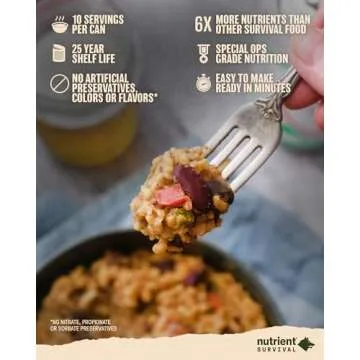 Nutrient Survival MRE Southwestern Medley - Ready to Eat Meals for Any Adventure