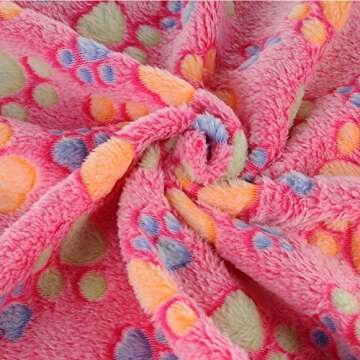 iNNEXT 3 Pack Puppy Blankets - Cozy Pet Cushions for Travel and Home