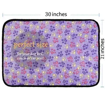 iNNEXT 3 Pack Puppy Blankets - Cozy Pet Cushions for Travel and Home