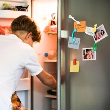 SUNFICON 10 Pack Magnetic Cable Clips for Tangle-Free Organization