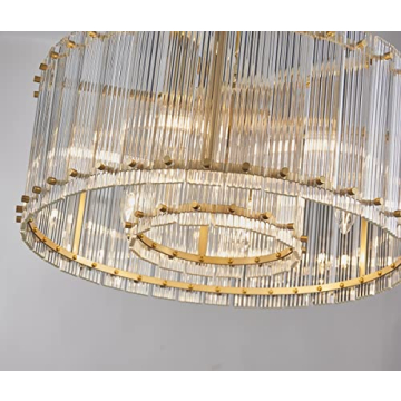 Elegant Saint Mossi 7-Light Modern Glass Chandelier