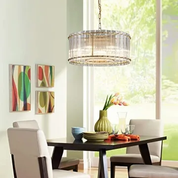 Elegant Saint Mossi 7-Light Modern Glass Chandelier