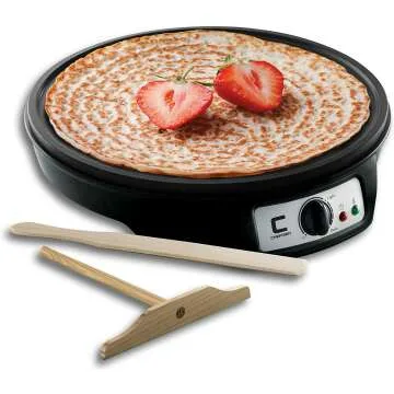 CHEFMAN 12" Electric Crepe Maker with Temp Control