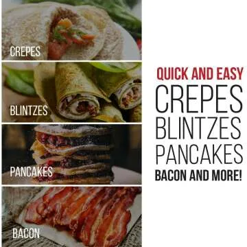 CHEFMAN 12" Electric Crepe Maker with Temp Control