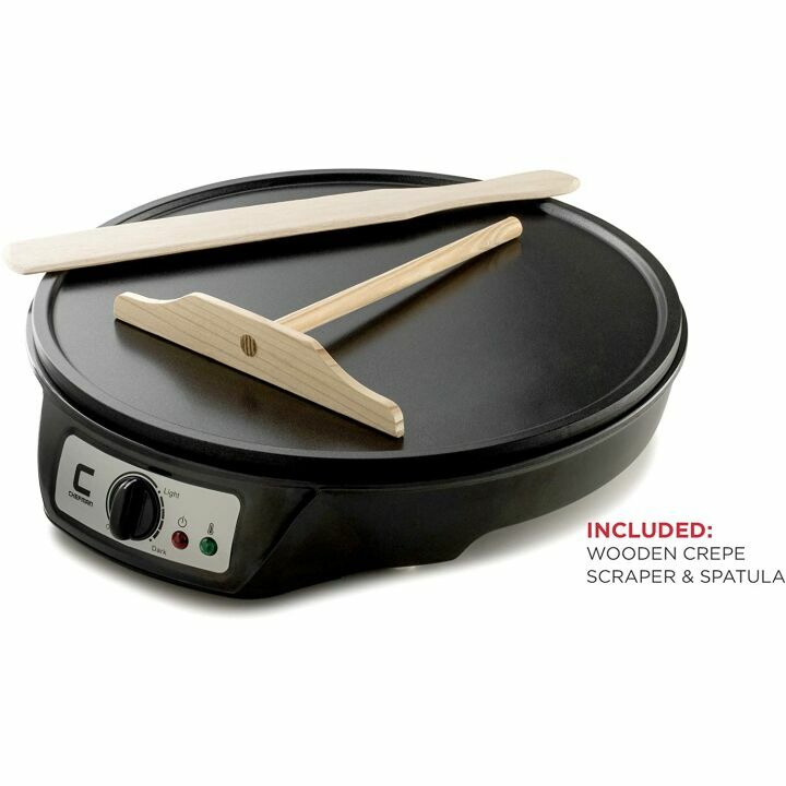 CHEFMAN 12" Electric Crepe Maker with Temp Control
