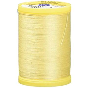 Coats Thread & Zippers S970-7330 General Purpose Cotton Thread, 225 yd., Yellow