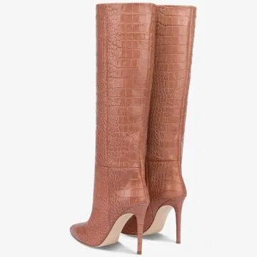 VogueVent Women's Knee High Stiletto Heel Boots for Fall