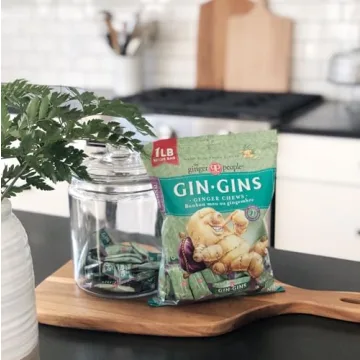 GIN GINS Original Ginger Chews – Healthy Natural Candy