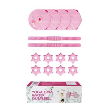 Water Filled Dumbbells for Women - Adjustable Travel Weights Set