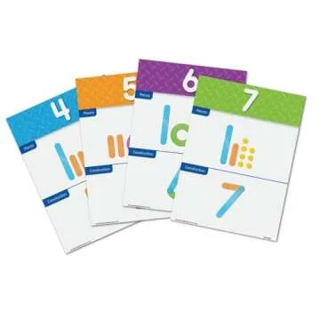 Learning Resources Number Construction - 55 Pieces, Ages 3+ Number Set for Kids, Math Games for Kids. Kindergartner Learning Materials