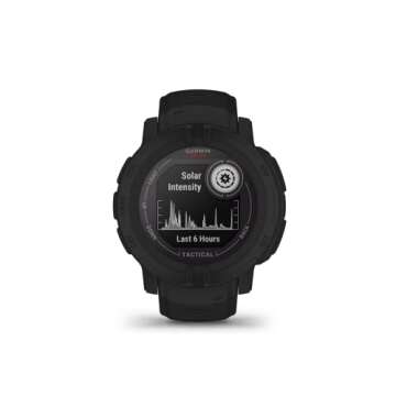 Garmin Instinct 2 Solar Tactical-Edition GPS Outdoor Watch with Unlimited Battery Life and Multi-GNS...