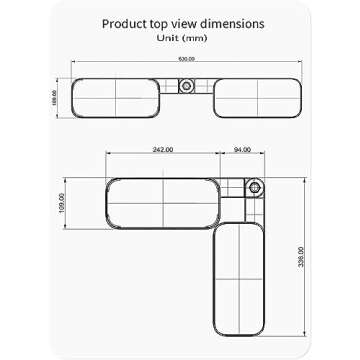 Multifunctional Wall-Mounted U-Shaped Rotating Storage Corner Shelf, Wall-Mounted No-Punching Corner...