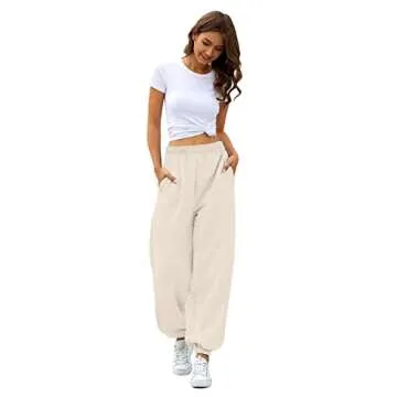High Waisted Sweatpants - Comfy Athleisure Joggers