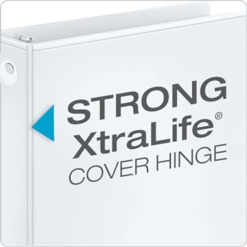 Cardinal Economy 3 Ring Binder 1 Inch 4 Pack White