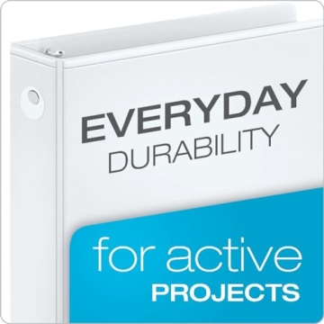 Cardinal Economy 3 Ring Binder 1 Inch 4 Pack White