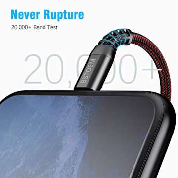 Short Lightning Cable 2Pack 7Inch USB Charging Cord for Apple,for iPhone Charger 14/13/12 Pro/11/Xs Max/Xr/X/8/7/6/6s Plus/SE/5c/5s/5,for iPad Air/Mini