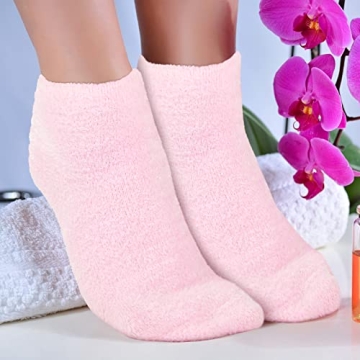 Janmercy Aloe Socks - 3 Pairs of Moisturizing Cozy Socks