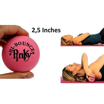 JA-RU High-Bounce Pinky Ball (6 Pack) Small Bouncy Rubber Balls for Kids. Stress Handball. Indoor & Outdoor Sport Games. Therapy Classroom Playground Toys. Throwing & Juggling 976-6p
