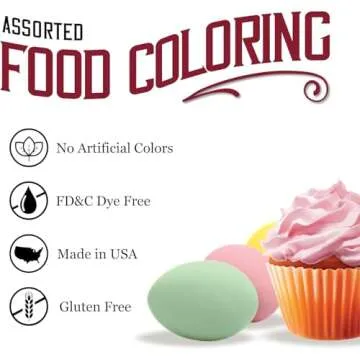 Watkins Assorted Food Coloring - Natural Vegetable-Based Colors