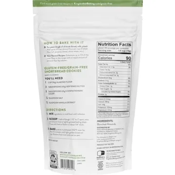King Arthur Almond Flour, Gluten-Free, Non-GMO, 16 Ounces