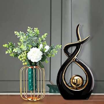 Norrclp Modern Abstract Art Ceramic Statue for Decor