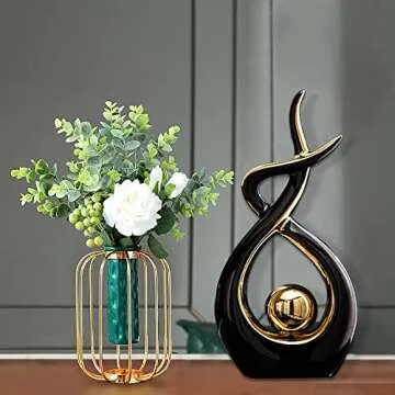 Norrclp Modern Abstract Art Ceramic Statue for Decor