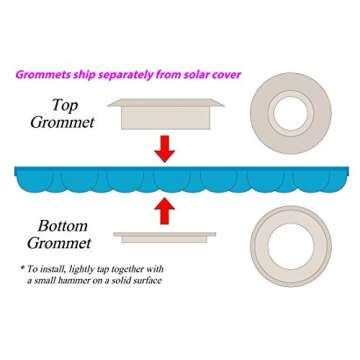 Sun2Solar Quick Drain Grommet Kit: Effortless Water Removal for Solar Covers