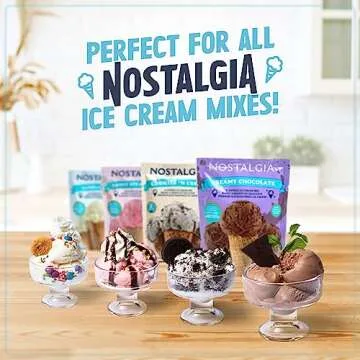 Nostalgia Digital Ice Cream Maker for Homemade Frozen Treats