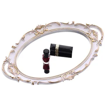 Sooyee Decorative Gold Mirror Tray for Home Decor