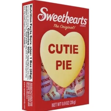 Valentine's Day Cutie Pie Conversation Hearts Candy