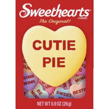 Valentine's Day Cutie Pie Conversation Hearts Candy
